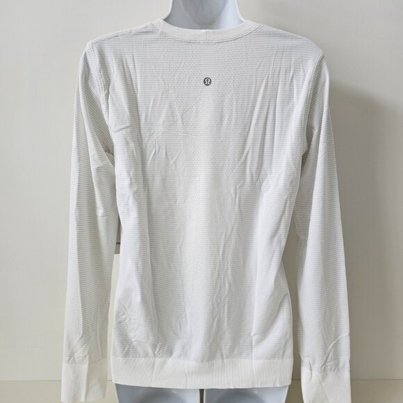 NWT LULULEMON WHWH White Swiftly Relaxed Long Sleeve Crew Top 6 - Picture 6 of 8